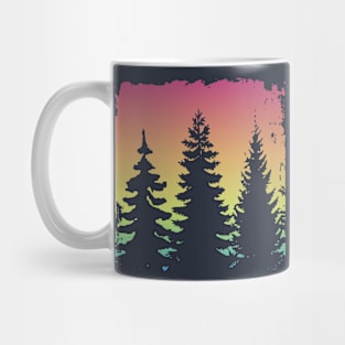 Vivid Colors Forest Landscape Mug